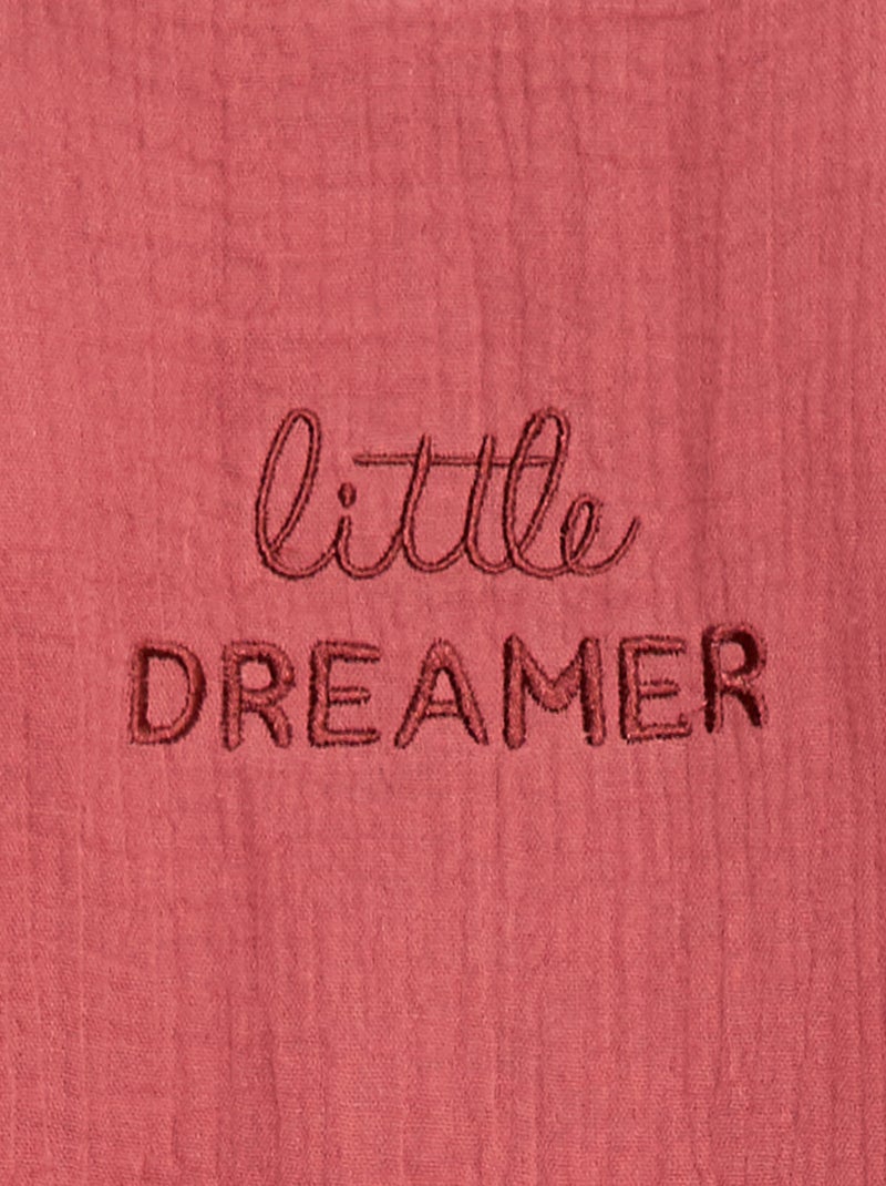 Babyslaapzak van zachte, luchtige katoen met afneembare mouwen, TOG-waarde 2.5 Rose - Kiabi