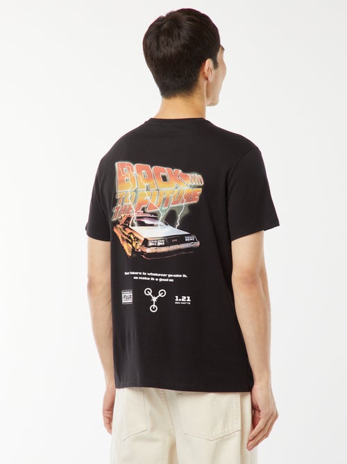 Back to the Future-T-shirt met print voor en achter - Kiabi