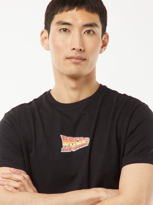 Back to the Future-T-shirt met print voor en achter - Kiabi