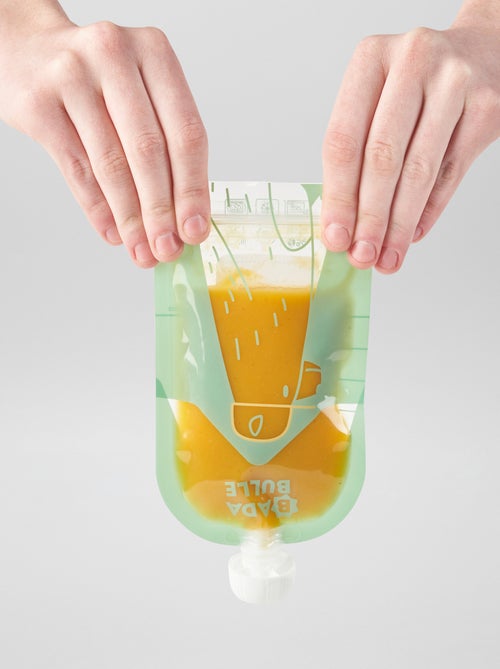 Badabulle - Setje met 15 hervulbare knijpzakjes - Kiabi