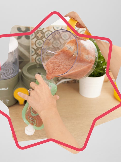 Badabulle - Setje met 15 hervulbare knijpzakjes - Kiabi