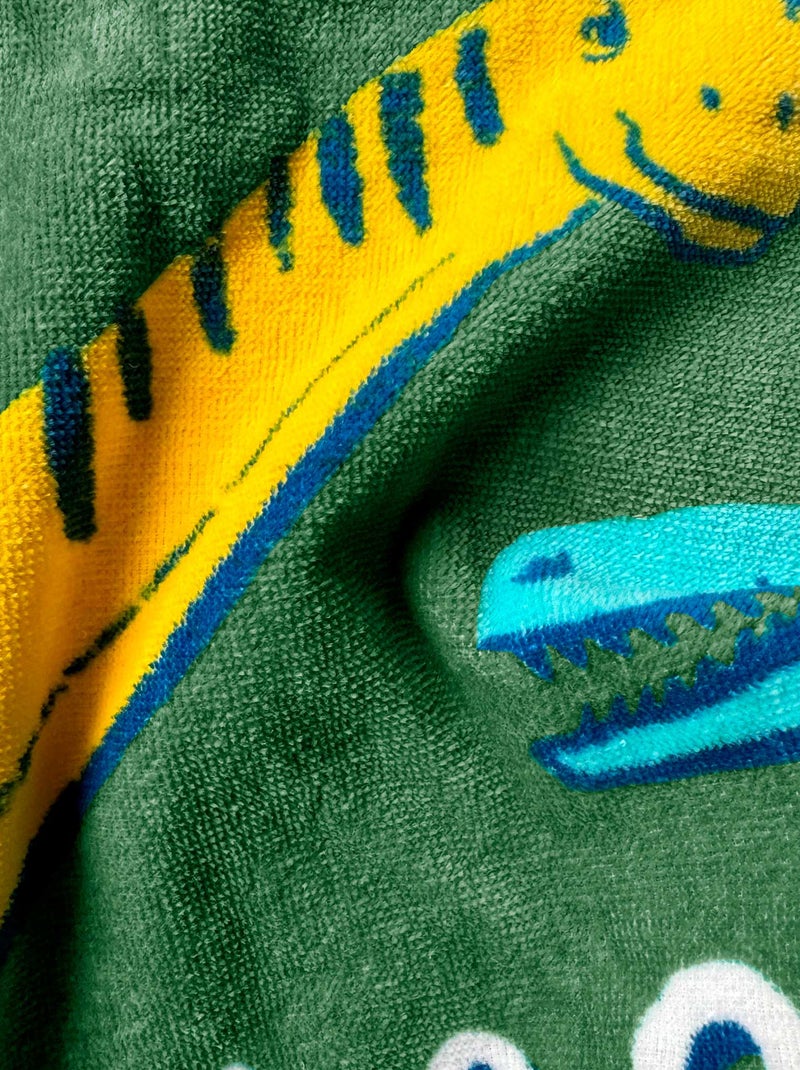 Badcape 'Jurassic' Groen - Kiabi