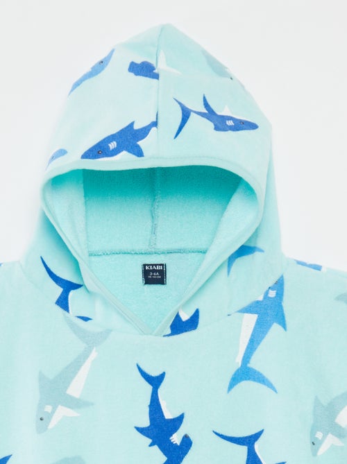 Badcape met capuchon - Kiabi