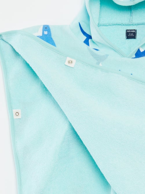 Badcape met capuchon - Kiabi