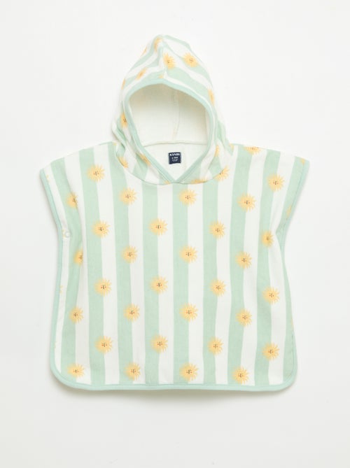 Badcape met capuchon - Kiabi