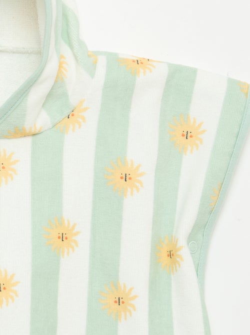 Badcape met capuchon - Kiabi