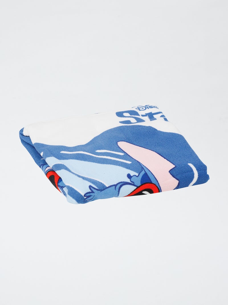 Badcape 'Stitch' BLAUW - Kiabi