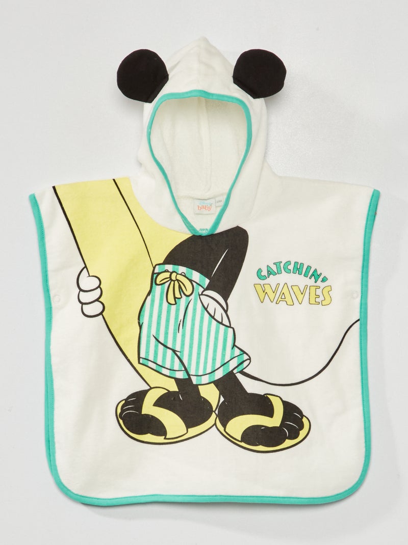 Badcape van badstof 'Disney' mickey - Kiabi