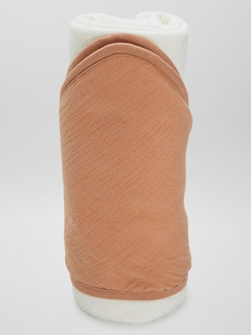 Badcape van badstof en zachte, luchtige katoen - Kiabi Badcape van badstof en zachte, luchtige katoen - Kiabi