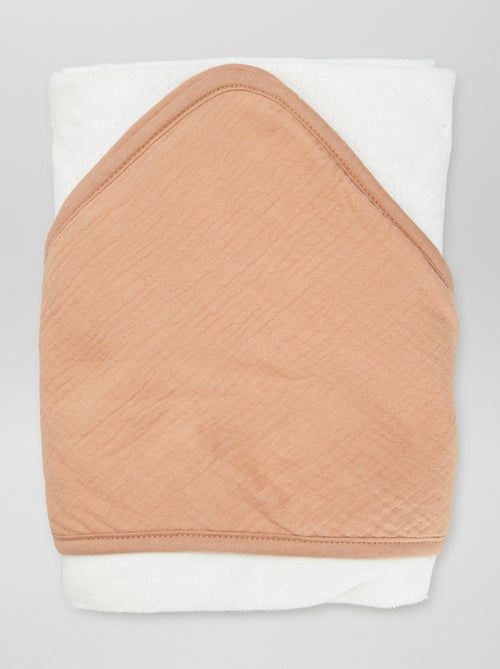 Badcape van badstof en zachte, luchtige katoen - Kiabi Badcape van badstof en zachte, luchtige katoen - Kiabi