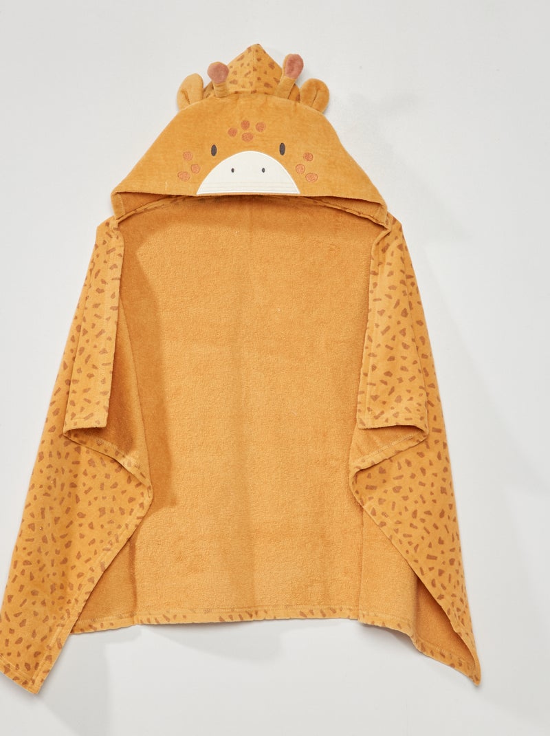 Badcape van badstof 'giraf' giraffe - Kiabi