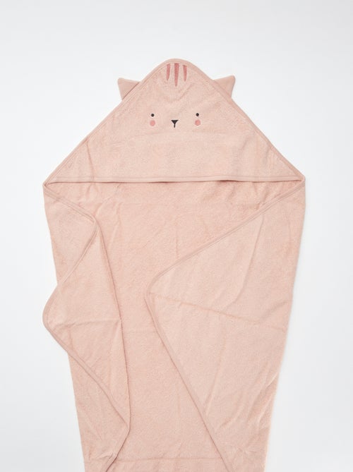 Badcape van badstof met dierenoortjes - Kiabi Badcape van badstof met dierenoortjes - Kiabi