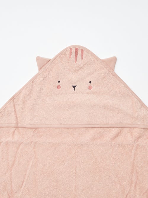 Badcape van badstof met dierenoortjes - Kiabi Badcape van badstof met dierenoortjes - Kiabi