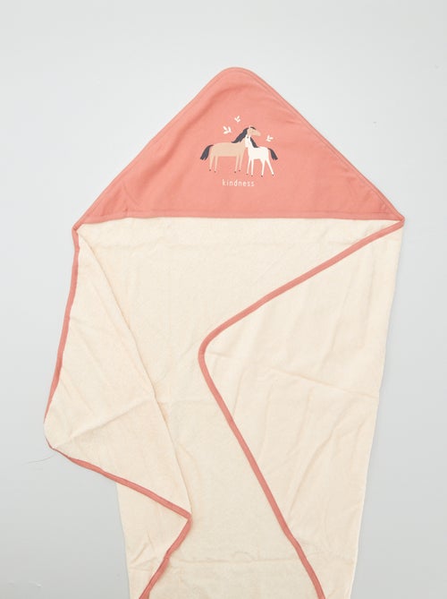 Badcape van badstof - Kiabi