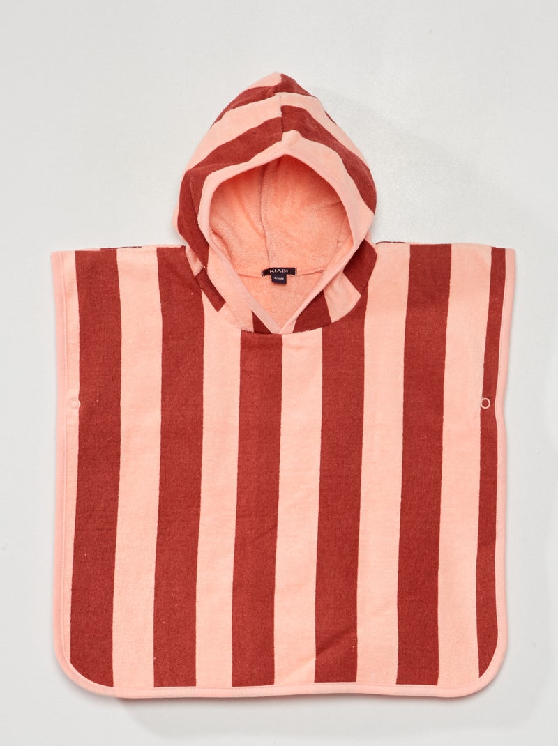 Badcape van badstof ROSE - Kiabi