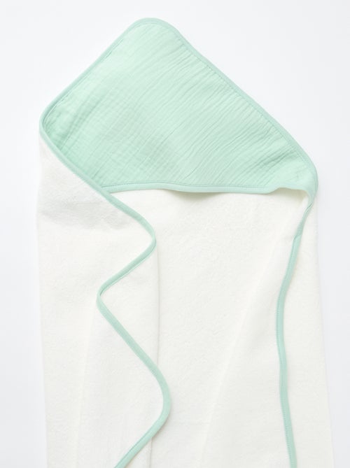 Badcape van katoen 62 x 104 cm - Kiabi
