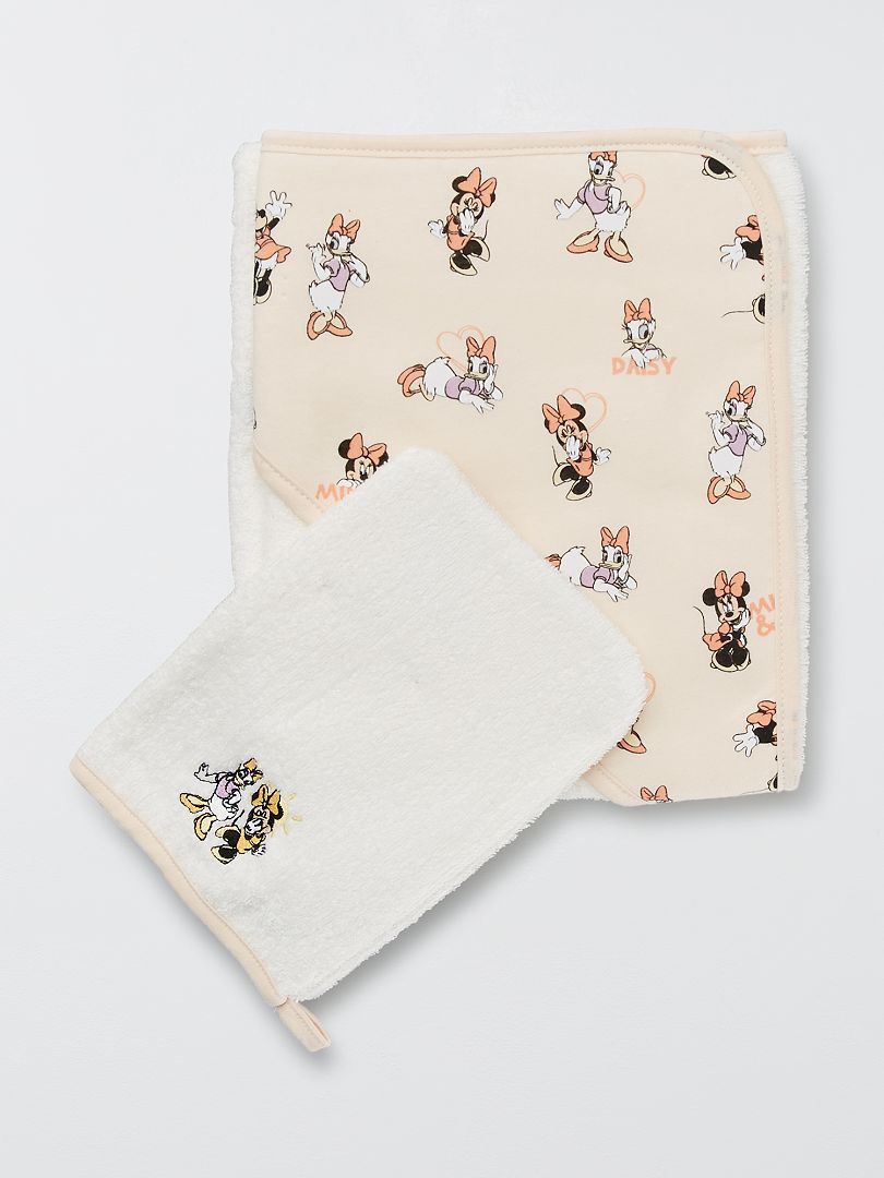 Badcape + washandje 'Minnie' minnie - Kiabi