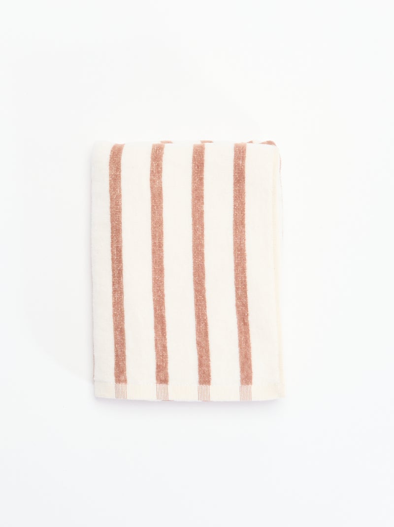 Badhanddoek - 50 x 90 cm Biege - Kiabi