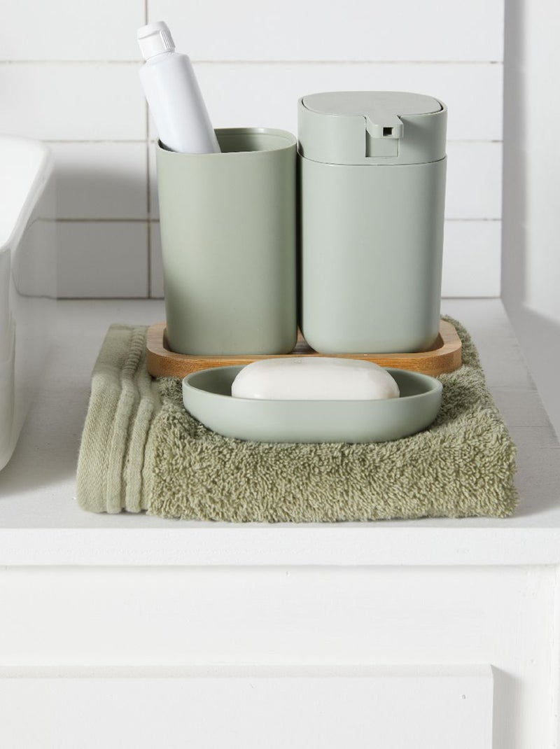 Badhanddoek 50 x 80 cm 500 g GROEN - Kiabi