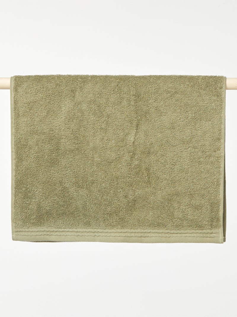 Badhanddoek 50 x 80 cm 500 g GROEN - Kiabi