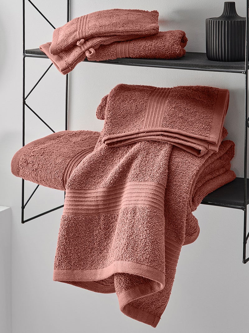 Badhanddoek 50 x 90 cm TERRACOTTA - Kiabi