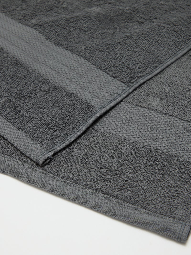 Badhanddoek 50x90 cm Grijs - Kiabi