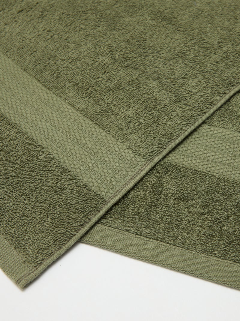 Badhanddoek 50x90 cm groen - Kiabi