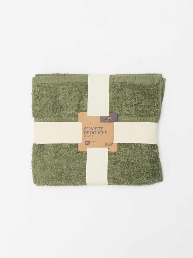 Badhanddoek 50x90 cm groen - Kiabi