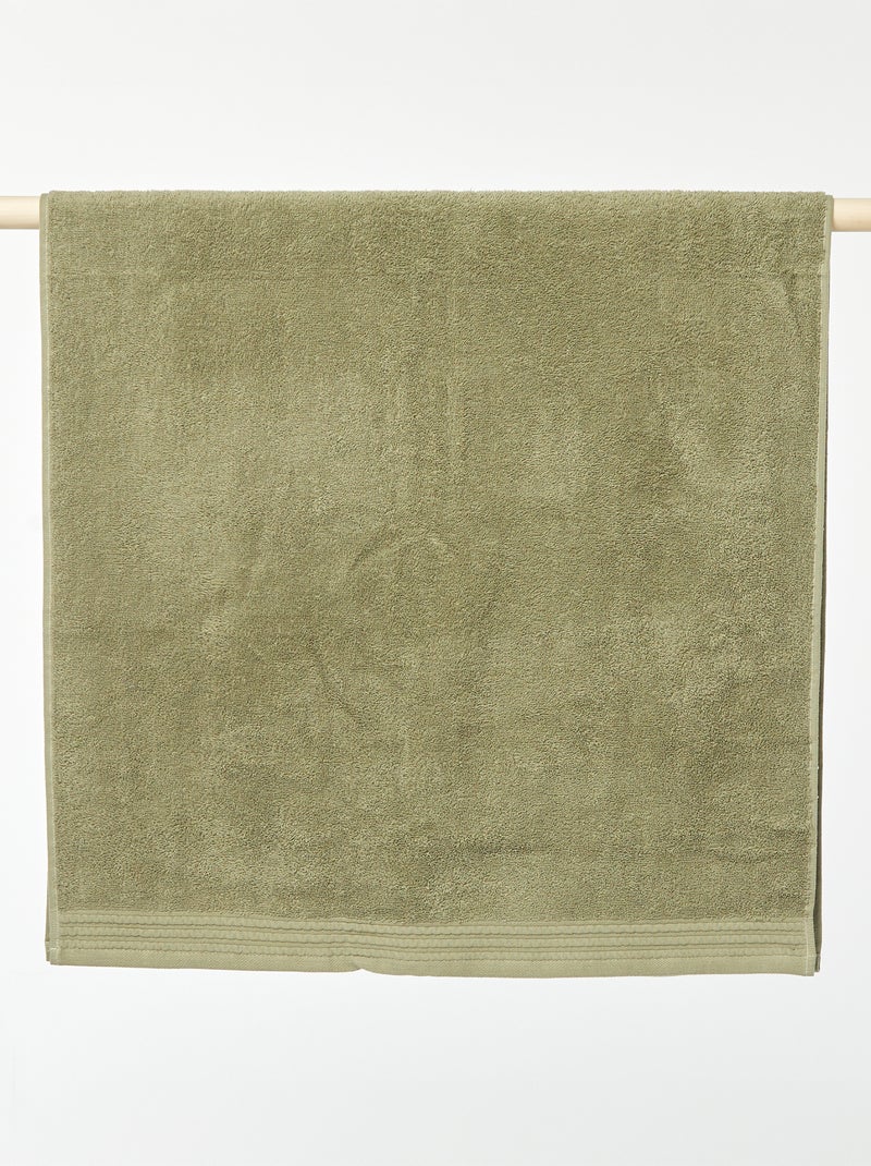 Badhanddoek 65 x 130 cm 500 g GROEN - Kiabi