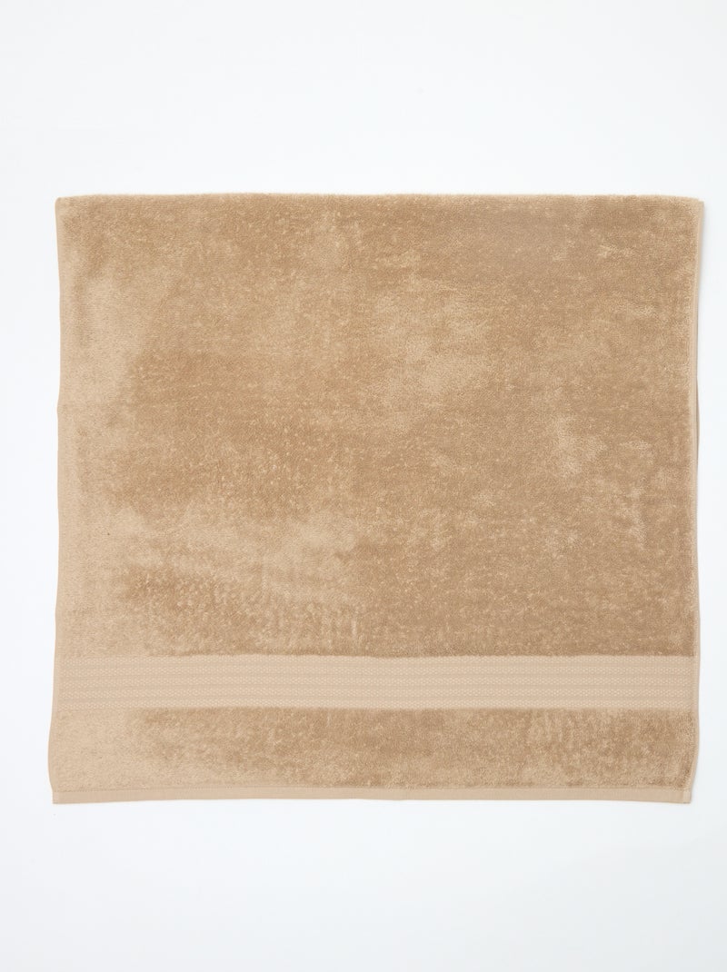 Badhanddoek 70 x 130 cm - Kiabi Home Biege - Kiabi
