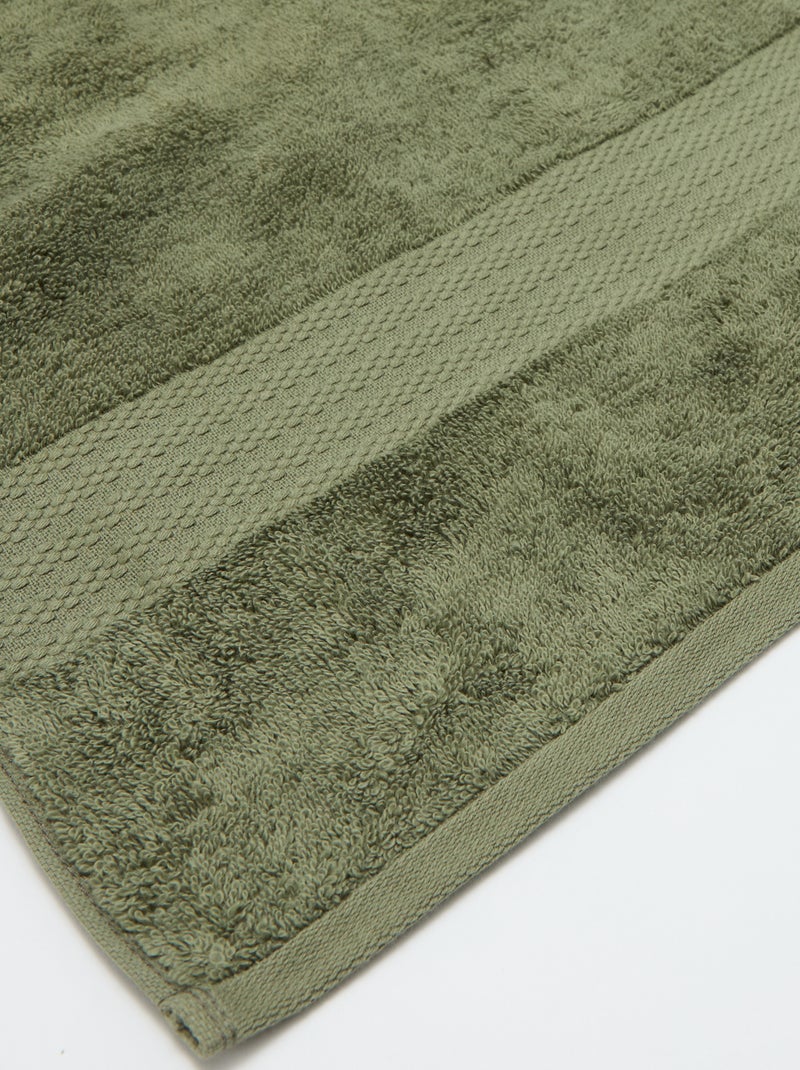 Badhanddoek 70 x 130 cm - Kiabi Home groen - Kiabi