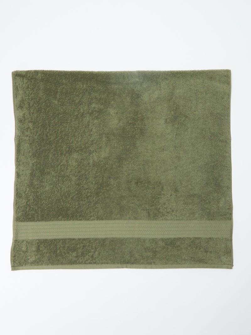 Badhanddoek 70 x 130 cm - Kiabi Home groen - Kiabi