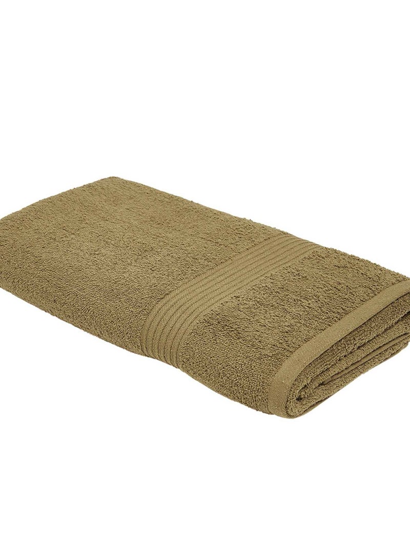Badhanddoek 70 x 130 cm brons - Kiabi