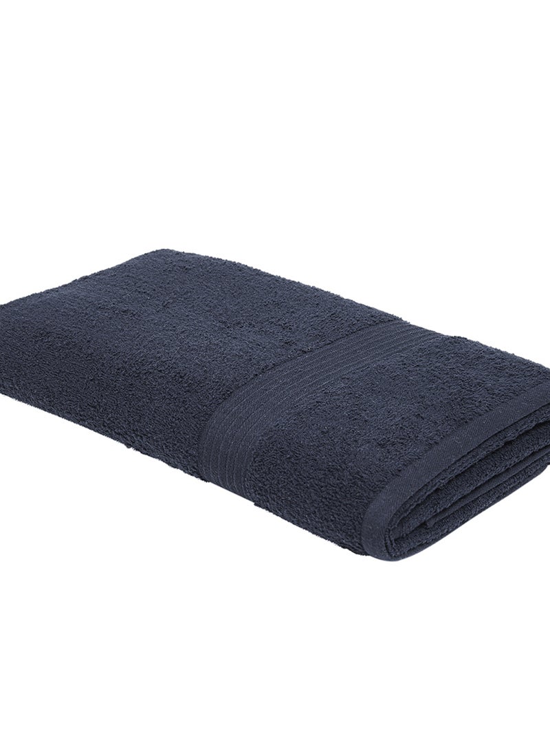 Badhanddoek 70 x 130 cm marineblauw - Kiabi