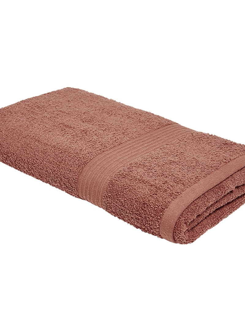 Badhanddoek 70 x 130 cm TERRACOTTA - Kiabi