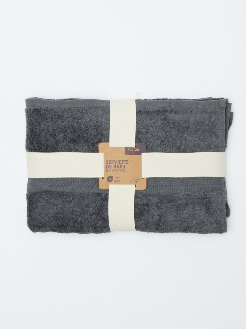Badhanddoek (70x130 cm) - Kiabi Home Grijs - Kiabi