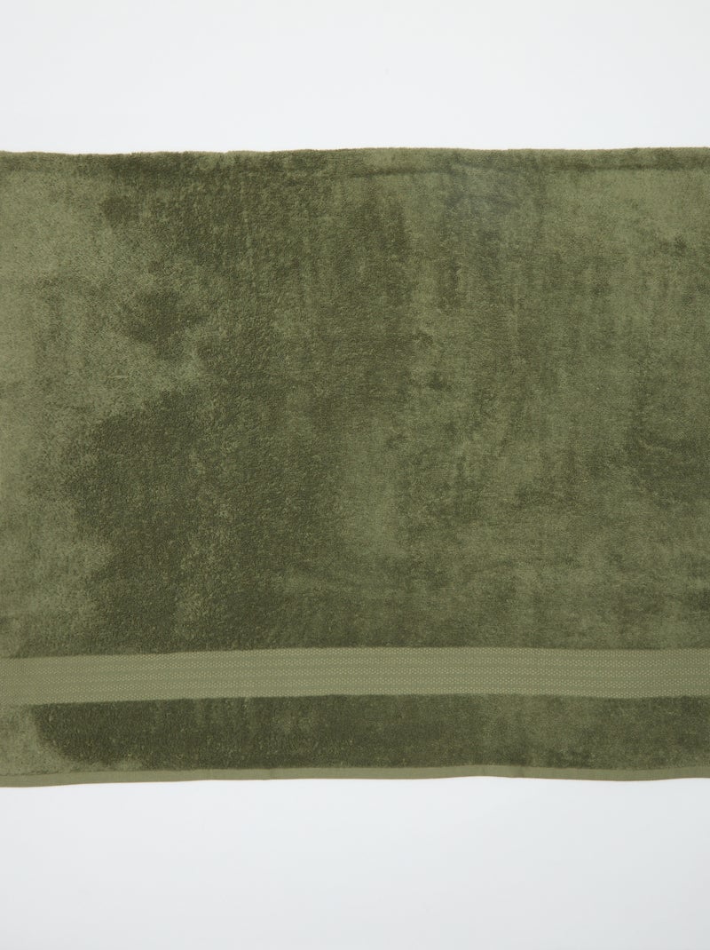 Badhanddoek 90 x 150 cm - Kiabi Home groen - Kiabi