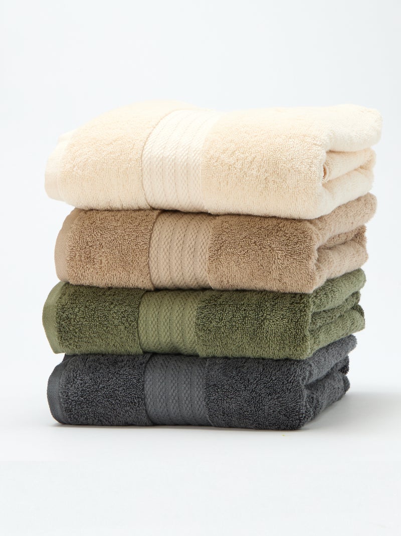 Badhanddoek 90 x 150 cm - Kiabi Home Wit - Kiabi