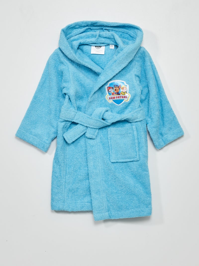 Badjas met PAW Patrol-print blauw - Kiabi