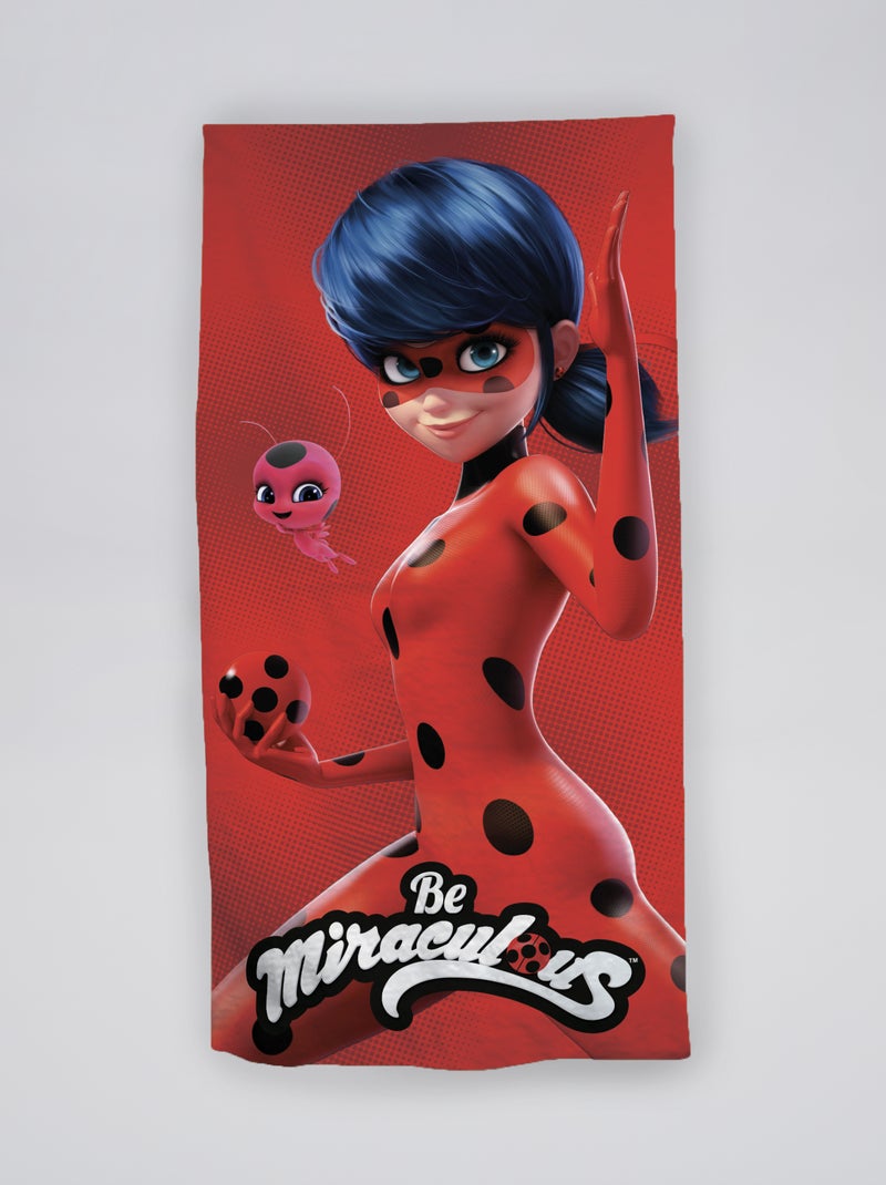 Badlaken 'Miraculous' rood - Kiabi