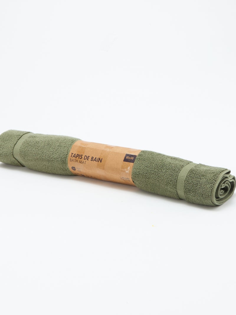 Badmat 80 x 50 cm groen - Kiabi
