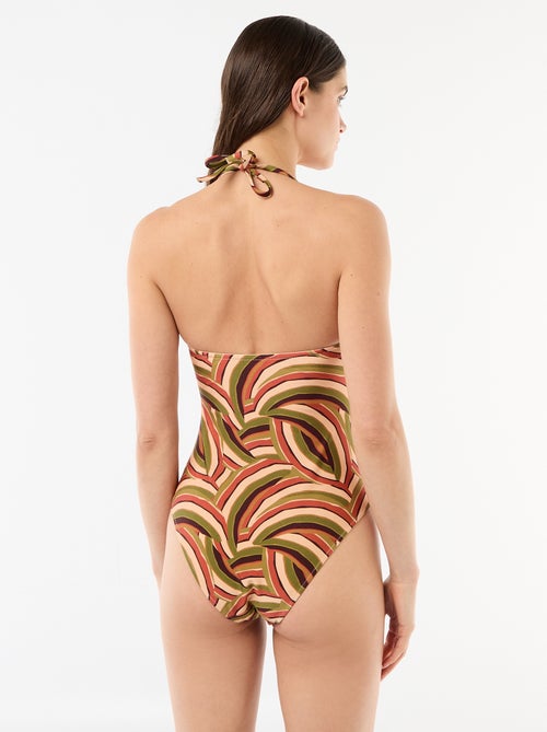 Badpak 1-delig bandeau met print - Kiabi