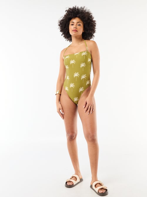 Badpak 1-delig bandeau met print - Kiabi