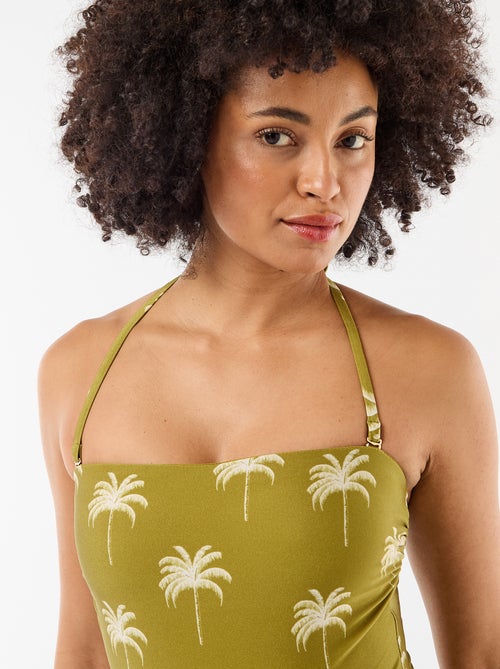 Badpak 1-delig bandeau met print - Kiabi