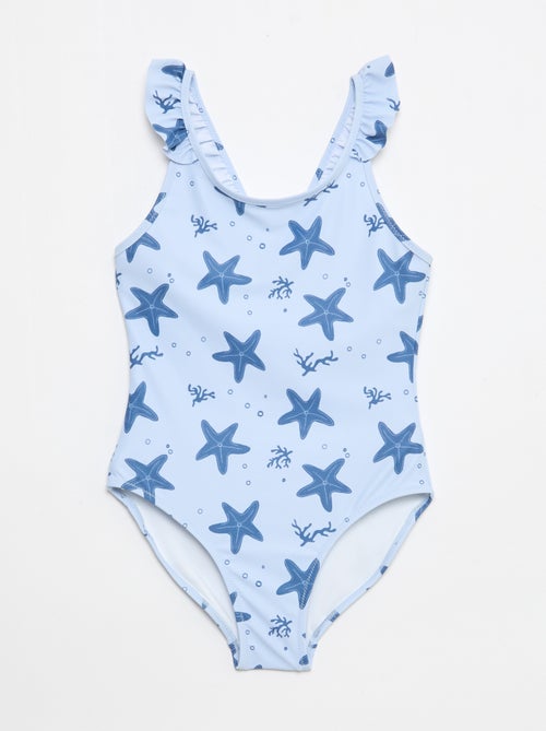 Badpak met all-over tropische print - Kiabi