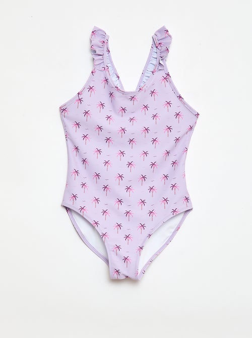 Badpak met all-over tropische print - Kiabi