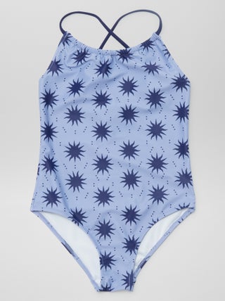 Badpak met bloemenprint - 1-delig