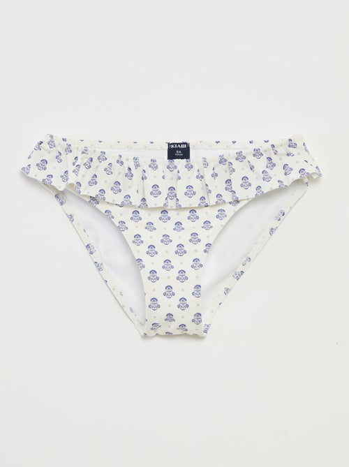 Badpak met bloemenprint - 2-delig - Kiabi