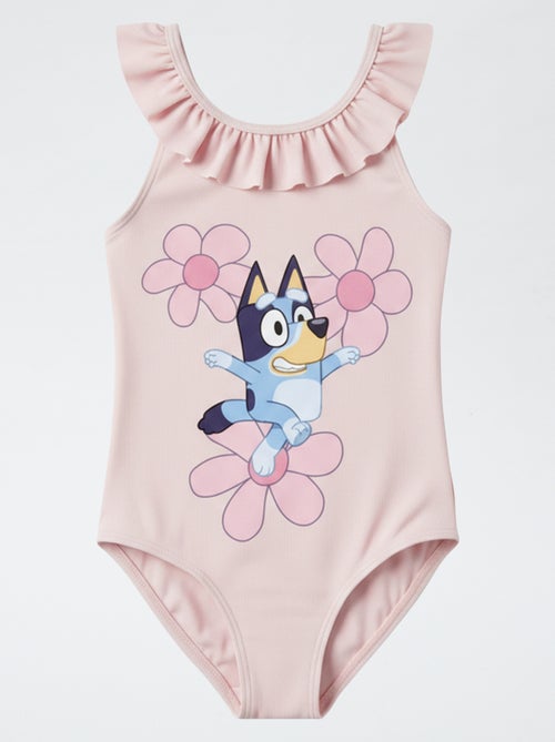 Badpak met 'Bluey'-print en ruches - Kiabi