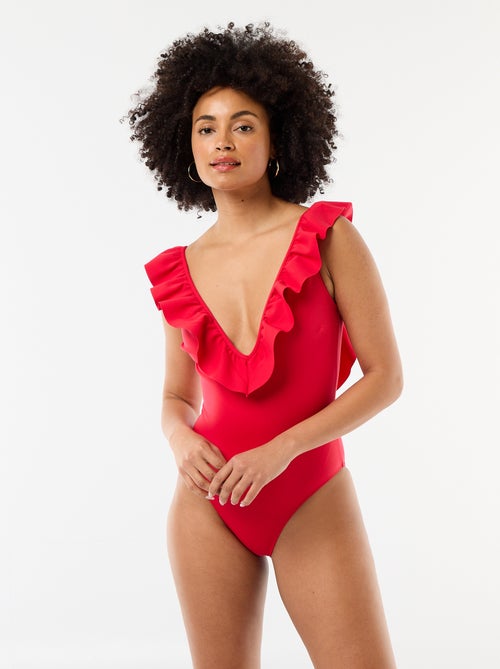 Badpak met diep decolleté - Kiabi